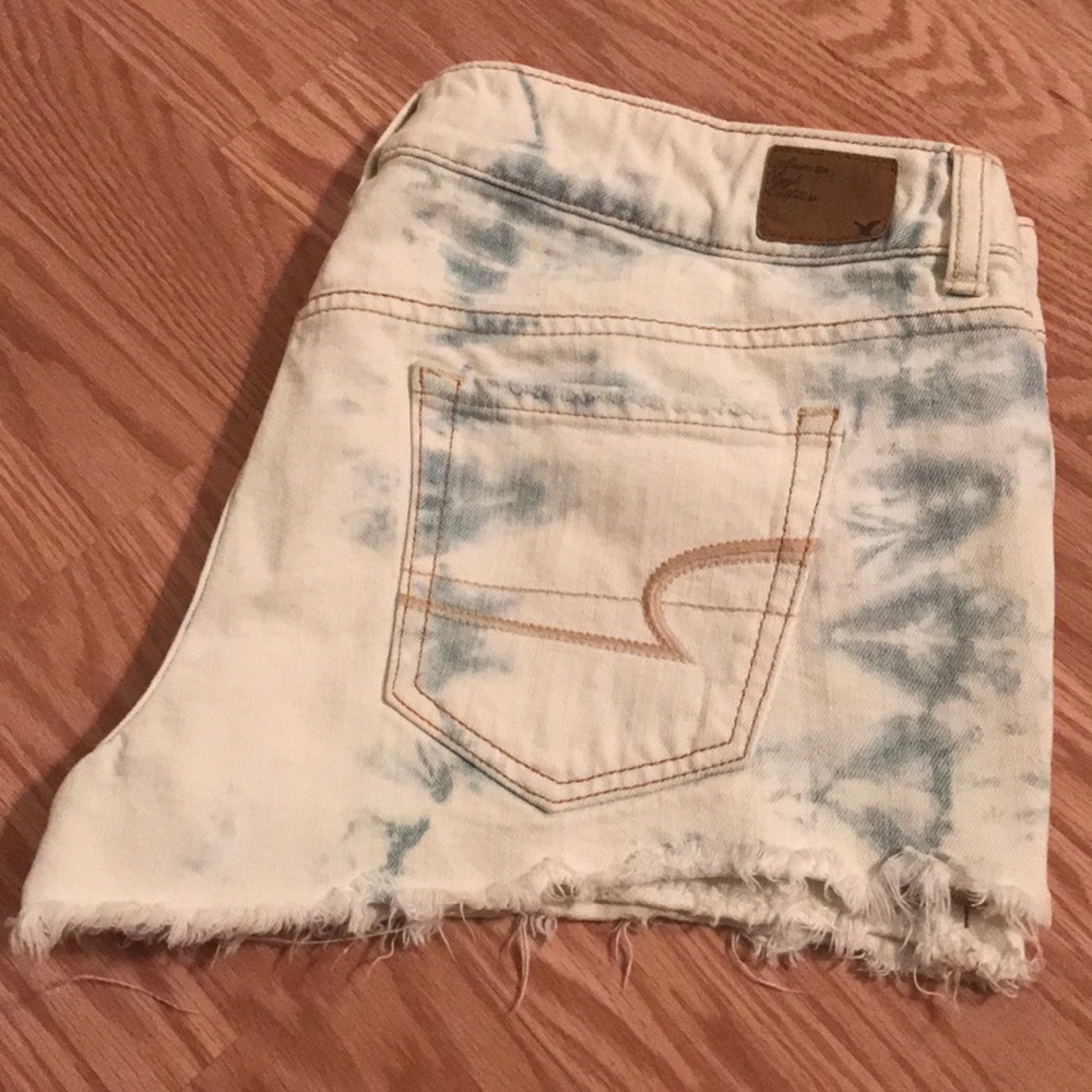 AE tie dye shorts